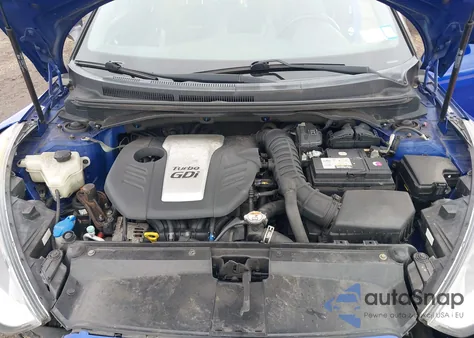 2015 Hyundai Veloster Turbo z USA, uszkodzony, nr VIN KMHTC6AE5FU224587